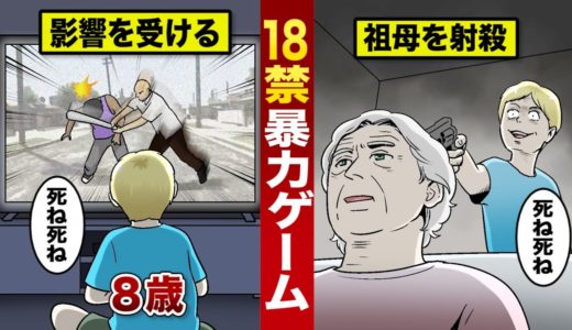 【実話】R18暴力ゲームに影響され…祖母を射殺。狂ってしまった８歳児。