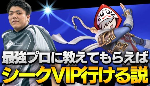 超むずい”シーク”をかめめさんに教えてもらいながらVIP目指します【スマブラSP】