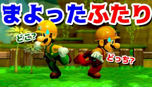 【ゲーム遊び】マリオメーカー2 まよったマリオとルイージのふたり【アナケナ】Super Mario maker 2