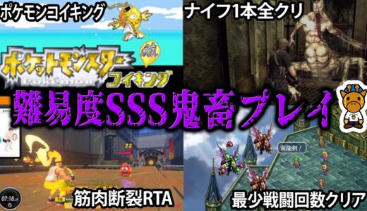 【神技】常軌を逸しすぎたゲームの超絶難易度やり込みプレイ4選