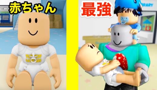 ロブロックスの赤ちゃんになるゲームで最強の子育てを目指そう【 Roblox 】