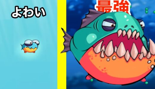 小さい魚が超成長する食べまくりゲームで１位になろう【 Eatme.io 】