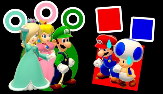 【ゲーム遊び】ルイージたちは〇でマリオたちは□ 使うキャラの記号 スーパーマリオ3Dワールド WORLD3を完全クリアしていくぞ！【アナケナ&カルちゃん】Super Mario 3D World