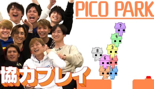 この9人で協力できるのか…？チームワーク必須のパズルゲームで大騒ぎ【PICO PARK】