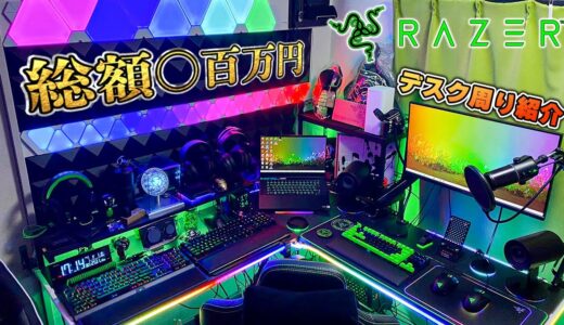 【視聴者さんの部屋紹介】これぞ理想のゲーム環境！まるで宇宙船のようなRazerだらけのゲーミングPCデスク周りが最高だった。