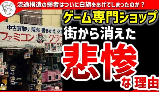 【ファミコンショップ】街のゲーム専門店が消滅した悲惨な理由とは？【ゆっくり解説】