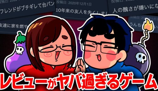 レビューで「世界一仲が悪くなる」と噂のゲームを、「世界一仲が良い夫婦」がやったらどうなるの？wwwwwww