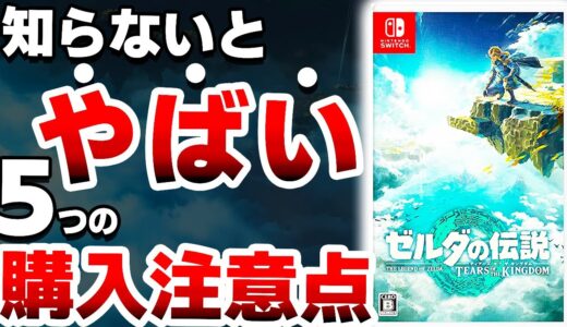 ゲーム史上最高傑作の続編「新作ゼルダ」は●●なので注意が必要です【ティアーズオブザキングダム　ブレワイ　Switch　おすすめソフト】