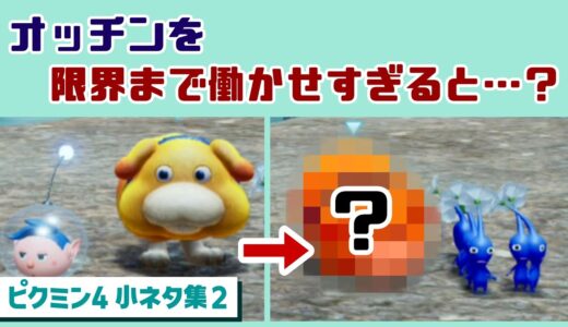 【ピクミン4】オッチンを限界まで働かせすぎると…大変な事に…！？ゲームに隠れた細かすぎる小ネタ集２【PIKMIN 4】@レウンGameTV