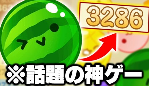 大流行中の神ゲー『スイカゲーム』で3000点越えを達成する男