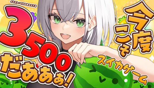 【スイカゲーム】サクッと3500点だしちゃおうかな～ッ(？)🍉👀【白銀ノエル/ホロライブ】