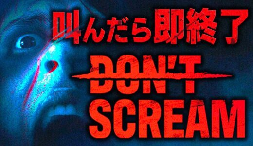 マイクを繋いで18分間 叫んではいけないホラーゲーム『DON’T SCREAM』