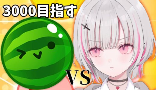 【 スイカゲーム 】スコア3000チャレンジ ^.^【空澄セナ/ぶいすぽっ！】