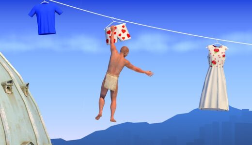 絶対に諦めない！何度落ちようとも頂上まで登ってやる！【A Difficult Game About Climbing】